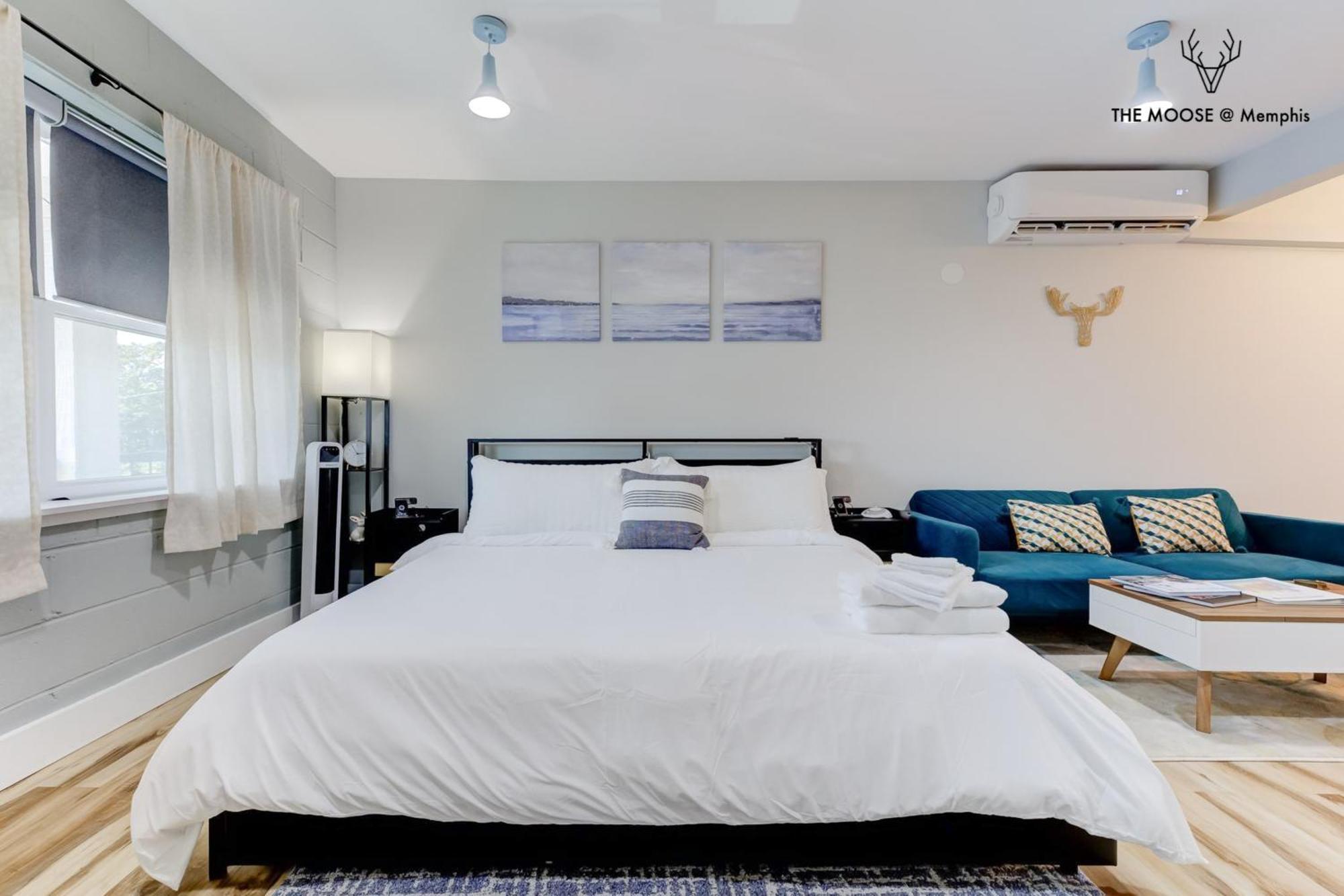 Apartamento The Moose #11 - Luxe Modern Loft With King Bed, Free Parking & Wi-Fi Memphis Exterior foto